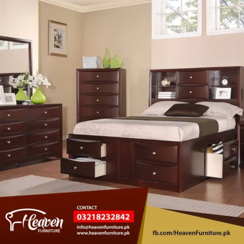 bedroom design 050 | Heaven Furniture.pk